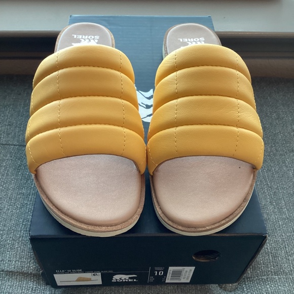 SOREL Ella III Quilted Puff Slide Sandal (Women) 10M - Picture 5 of 11